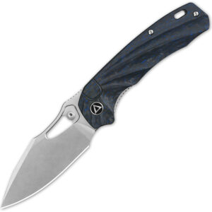 Navaja QSP Knife Hornbill Linerlock Blue CF QS146-B1