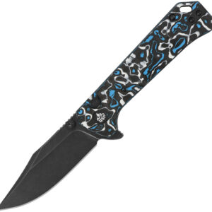 Navaja QSP Knife Grebe Button Lock BWB CF QS147H2