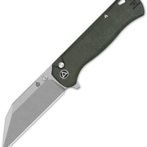 Navaja QSP Knife Swordfish Button Lock Green QS149-B1