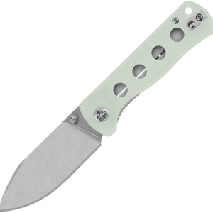 Navaja QSP Knife Canary Linerlock Jade G10 QS150-E1