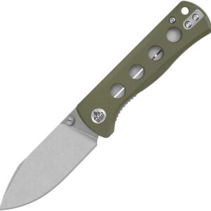Navaja QSP Knife Canary Linerlock Olive G10 QS150-F1