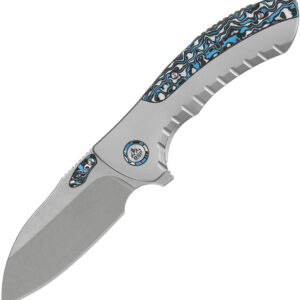 Navaja QSP Knife Capybara Framelock Ti CF QS152-A2