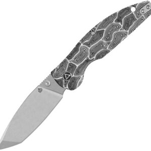 Navaja QSP Knife Turtle Punk Linerlock Blk/Wht QS158-B1