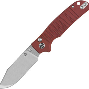 Navaja QSP Knife Kali Button Lock Red G10 QS159-A1