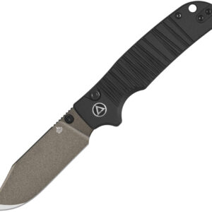 Navaja QSP Knife Kali Button Lock Black G10 QS159-B2