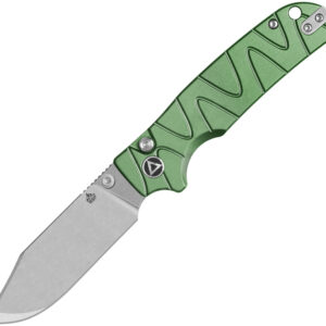 Navaja QSP Knife Kali Button Lock Green QS159-E1
