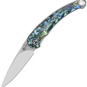Navaja QSP Knife Dolphin Linerlock Abalone QS161-D