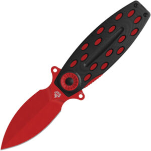 Navaja QSP Knife Beetle Linerlock Black/Red QS162-D