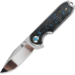 Navaja QSP Knife Nebula Linerlock Blue CF QS168-C