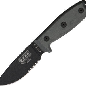 Cuchillo ESEE Model 3 Part Serrated ESEE-3SM