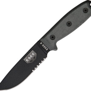 Cuchillo ESEE Model 4 Part Serrated ESEE-4S