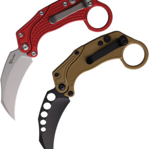 Navaja Reate Knives EXO-K Button Lock Red SW EXO-K RED  SW