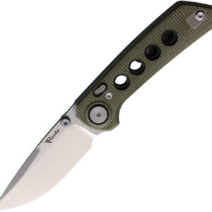 Navaja Reate Knives PL-XT Pivot Lock Green SW PL-XT GM-SW