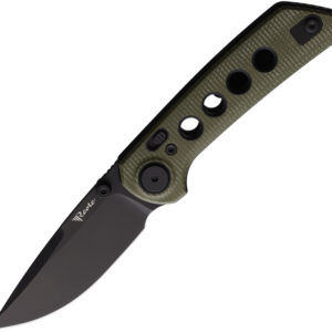 Navaja Reate Knives PL-XT Pivot Lock Green PVD PL-XT GM-BLKPVD