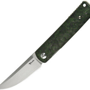 Navaja Reate Knives Bushido Linerlock DarkMatGr BUSHIDO TI DARK MATTER GREEN
