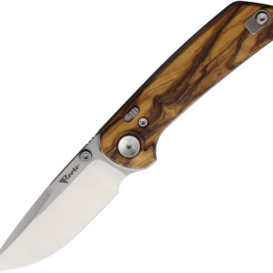 Navaja Reate Knives PL-XT Pivot Lock Olive PL-XT OLIVE WOOD