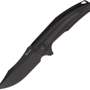 Navaja Reate Knives Jack Jr Framelock JACK JR CF BLK/BLK