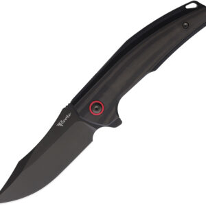 Navaja Reate Knives Jack Jr Framelock Blk/Red JACK JR CF BLK/RED