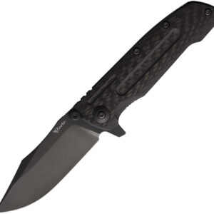 Navaja Reate Knives 9D-V2 Framelock Black DLC REA205 9D V2 CF BLACK DLC