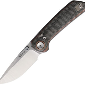 Navaja Reate Knives PL-XT Pivot Lock Blk/Red Nitro REA207 PL XT RED BLACK MICARTA