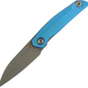 Navaja Reate Knives VK Anub Framelock Blue BB REA210 VK-ANUB