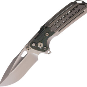 Navaja Reate Knives Terminator 6000 Framelock Grn T6000 ZIRCONIUM-GREEN