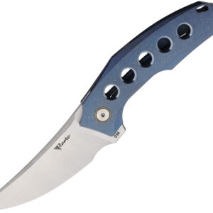 Navaja Reate Knives Velocity Framelock Blue VELOCITY 3