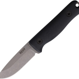 Cuchillo Reiff Knives F3 EDC Fixed Blade Black F3019BLGBRCR