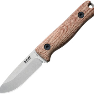 Cuchillo Reiff Knives F3 EDC Fixed Blade Natural Ltr F3019NCMBRCR