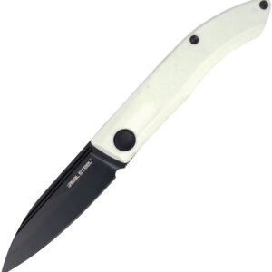 Navaja Real Steel Stella Folder Black/White 7051BW