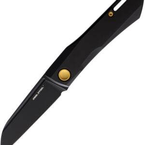 Navaja Real Steel Solis Folder Titanium Black 7063G