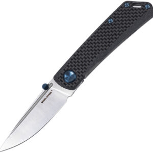 Navaja Real Steel Luna Boost Framelock CF/Blue 7076