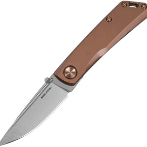 Navaja Real Steel Luna Eco Framelock Bronze 7084