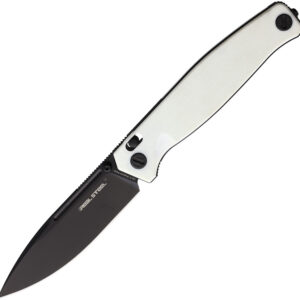 Navaja Real Steel Huginn Slide Lock White 7652WB