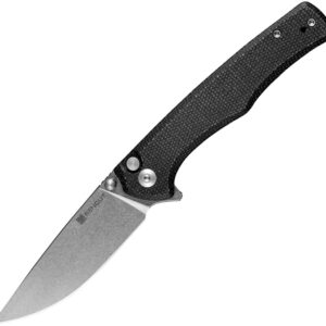 Navaja SENCUT Crowley Button Lock Micarta S21012-2