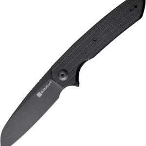 Navaja SENCUT Kyril Linerlock Black Micarta S22001-3
