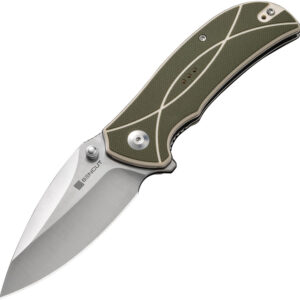 Navaja SENCUT Hyrax Linerlock Green S23097-2