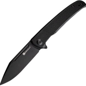 Navaja SENCUT Brazoria Linerlock Black G10 SA12A