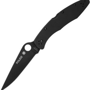 Navaja Spyderco Police Model Lockback Black C07BKP