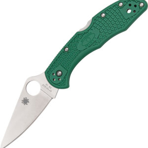 Navaja Spyderco Delica Lockback Green C11FPGR