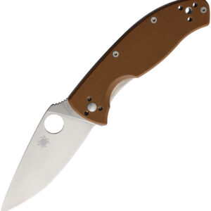 Navaja Spyderco Tenacious Linerlock Brown C122GPBN