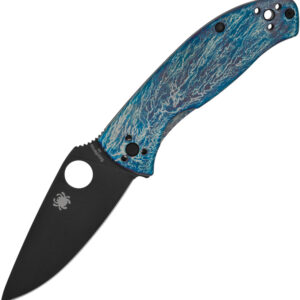 Navaja Spyderco Tenacious R.I.L. Ti Blue C122TIBLBKD2P