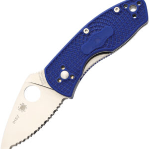 Navaja Spyderco Ambitious Linerlock Blue Serr C148SBL
