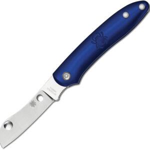 Navaja Spyderco Roadie Blue Plain C189PBL
