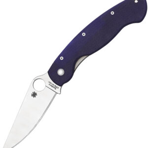 Navaja Spyderco Military Model Dark Blue C36GPDBL