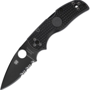 Navaja Spyderco Native 5 Lockback Black Serr C41PSBBK5