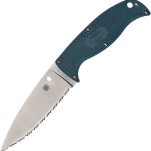 Cuchillo Spyderco Enuff 2 Fixed Blade Blue K390 FB31SBL2K390