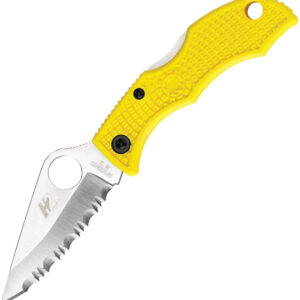 Navaja Spyderco Ladybug 3 Lockback Salt Serr LYLS3