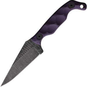 Cuchillo Stroup Knives Mini Fixed Blade Purple MINI-P-G10