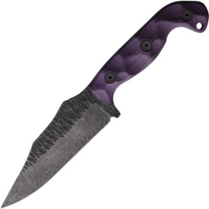 Cuchillo Stroup Knives TU1 Fixed Blade Purple TU1-P-G10